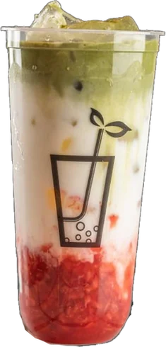 Strawberry Matcha Latte